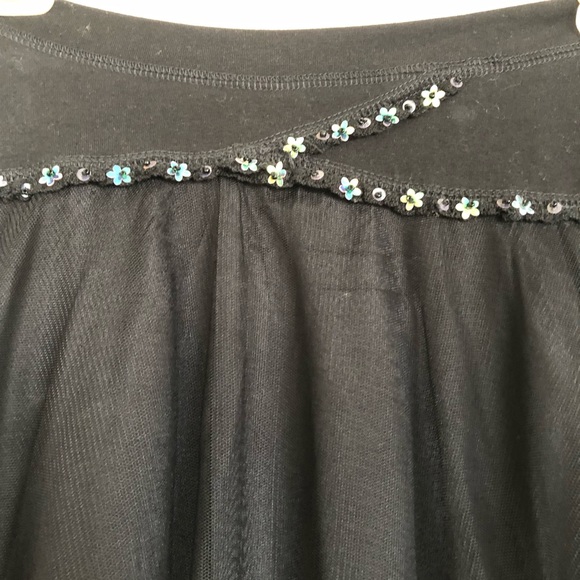 Free People Black Tulle Skirt - Picture 2 of 4